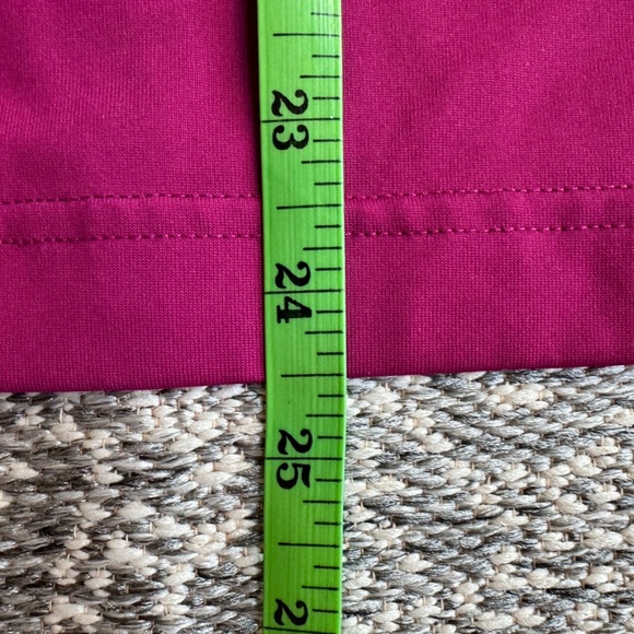 ADIDAS Pure Motion Medium Short Sleeve Golf Shirt Magenta Pink - Picture 7 of 10